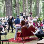 FESTIVAL OPERA ENGIADINA 2023 Aufführung im Taiswald Pontresina